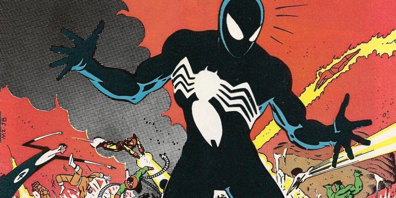 Spider-Man gets the Venom suit for the first time