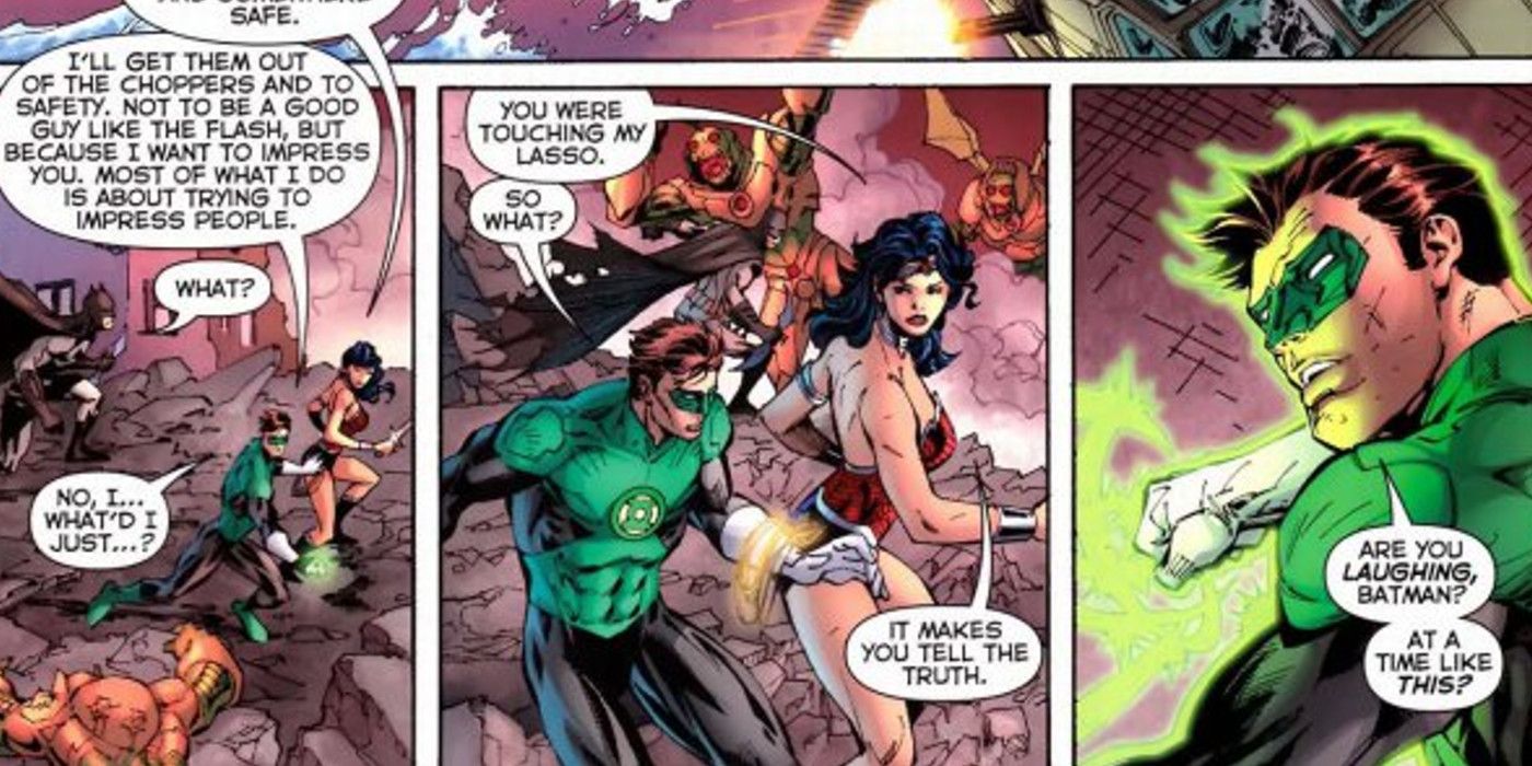 When Hal Jordan Touched the Lasso of Truth