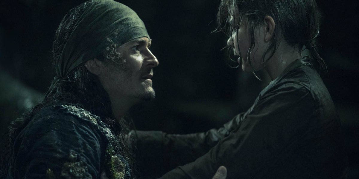 Will and young Henry Turner in Pirates of the Caribbean 5