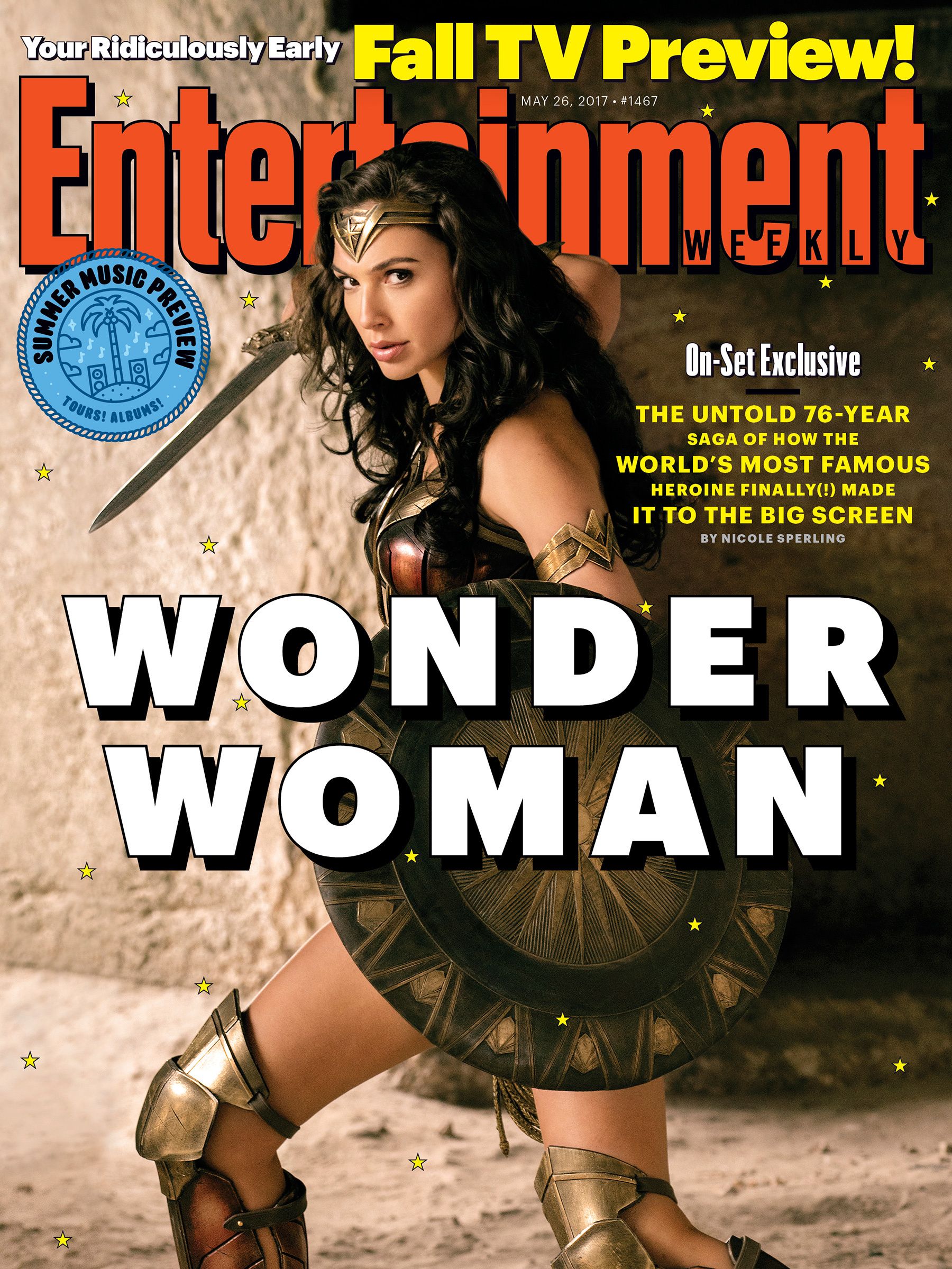 Wonder Woman Entertainment Weekly Cover