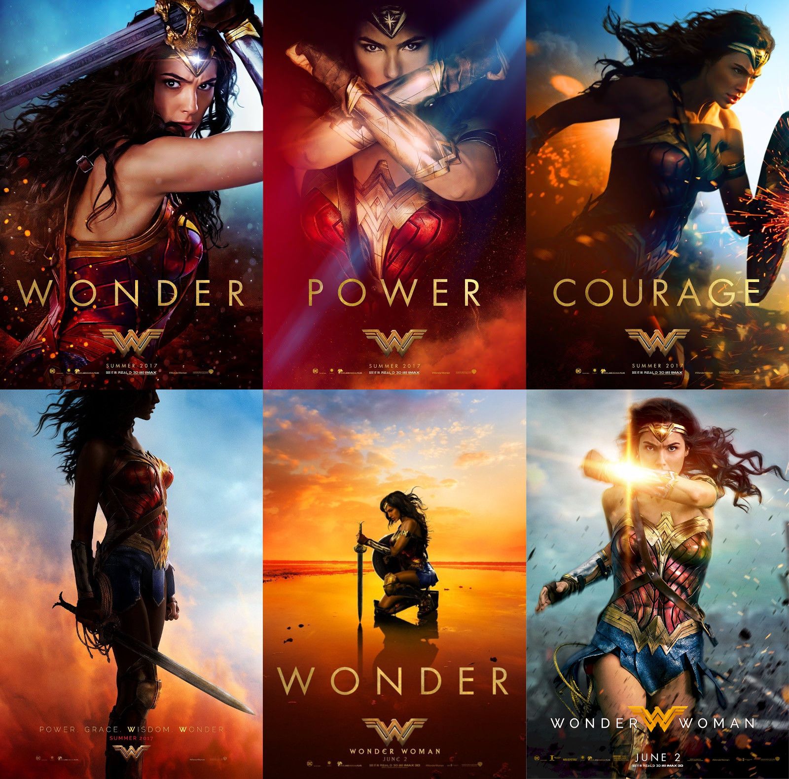 Wonder Woman Logo Montage  All+Every – ALL + EVERY