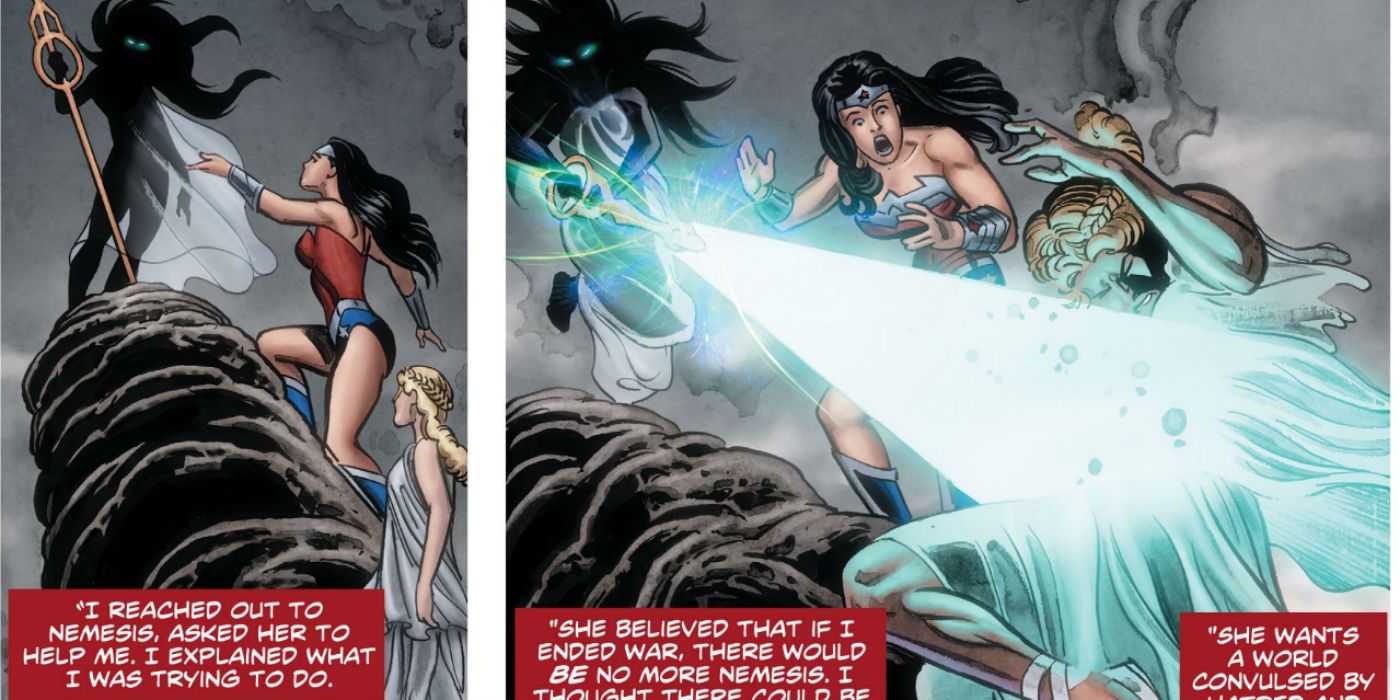 Wonder Woman vs Nemesis (Demon)