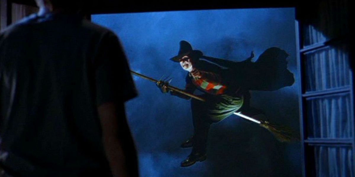 Freddy appears as a witch in Freddy's Dead