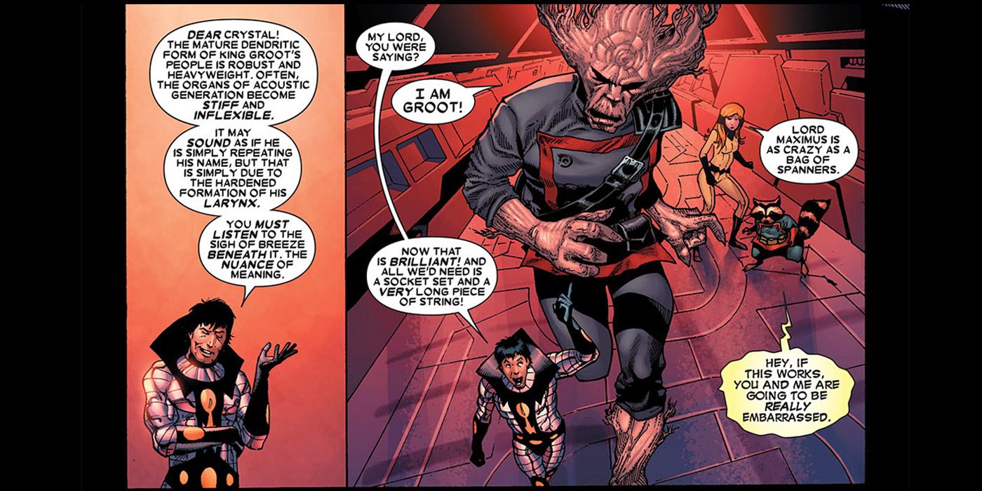Groot's Genius Intellect with Mad Maximus.