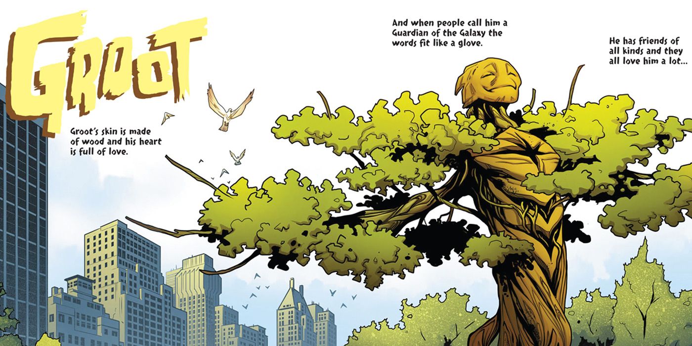 Groot's Poem in Guardians of the Galaxy Vol. 4 #16.