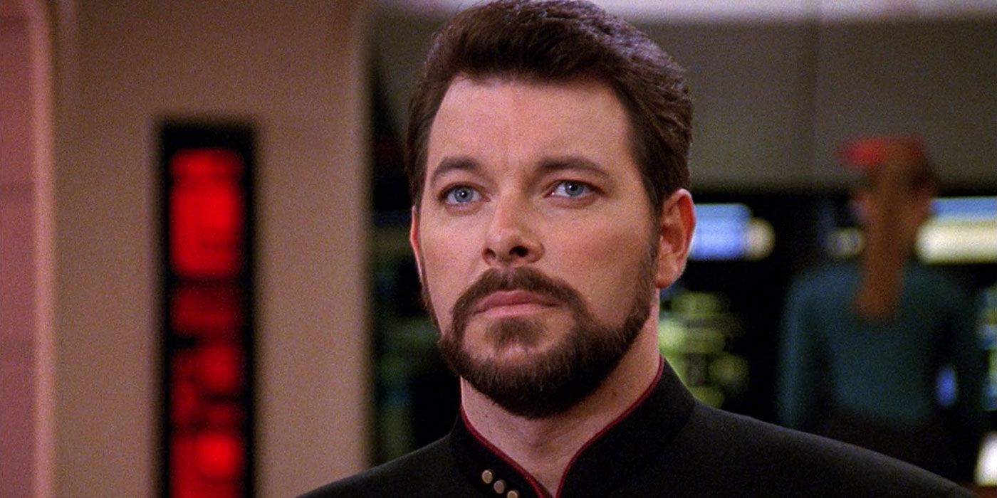 Jonathan Frakes as Riker in Star Trek: The Next Generation
