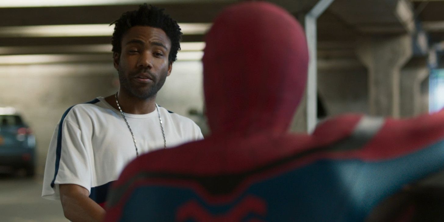 Spider-Man and Donald Glover