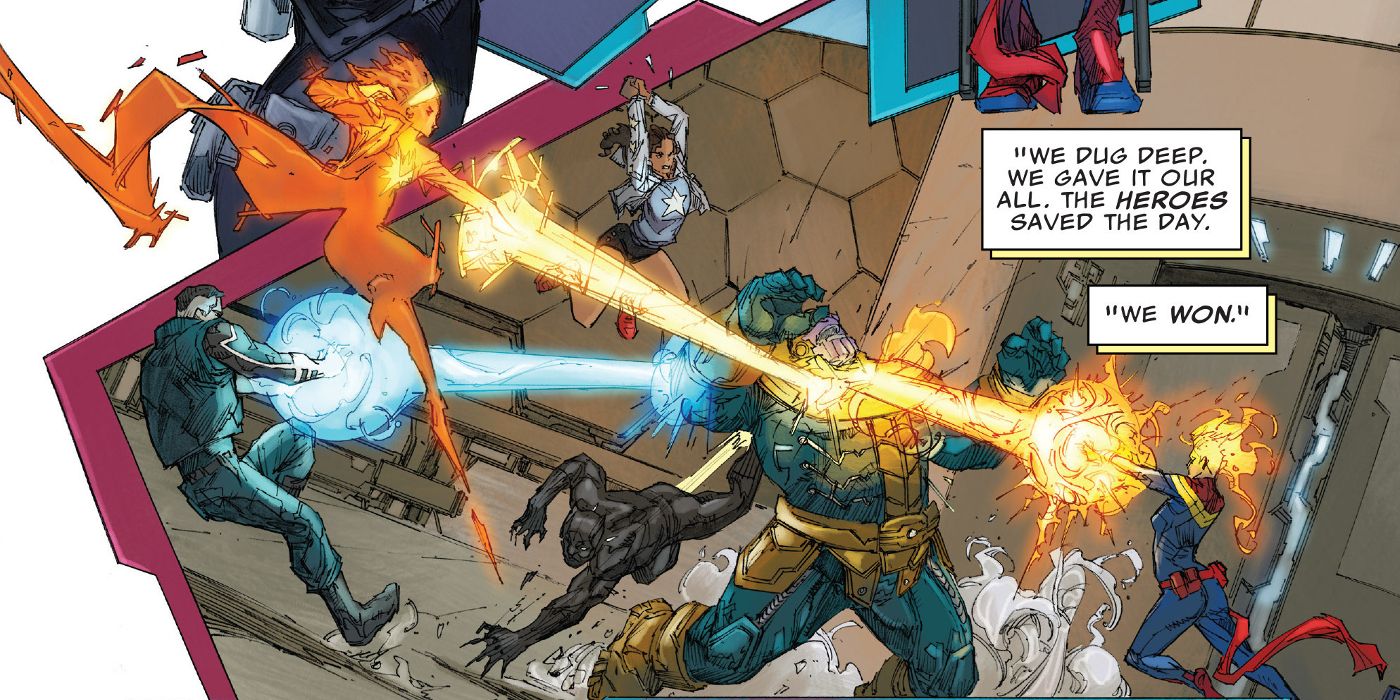 The Ultimates battle Thanos in a precursor to Civil War II
