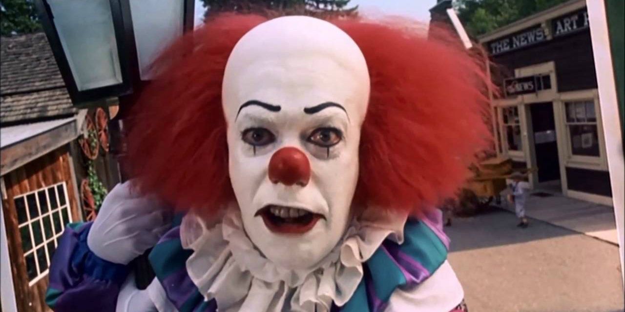 Tim Curry Pennywise in 1990 It On Lightpost in photo album