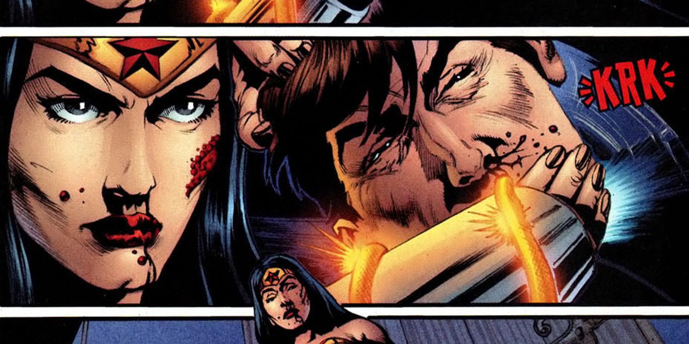 Wonder Woman Kills max Lord