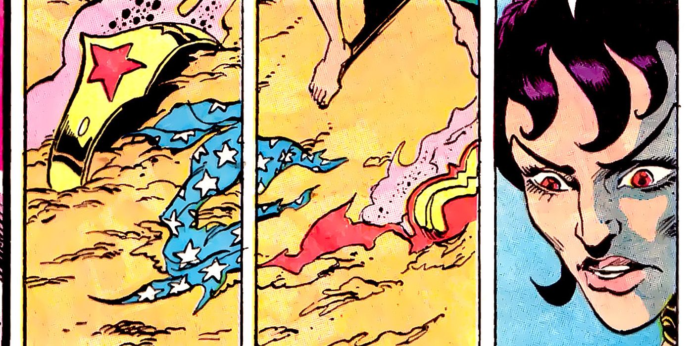 Wonder Woman reverts to clay in War of the Gods comics.