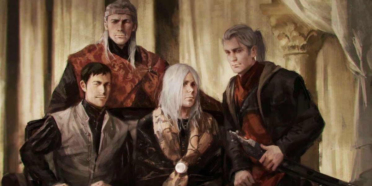Aegon the Unlikely with his brothers.