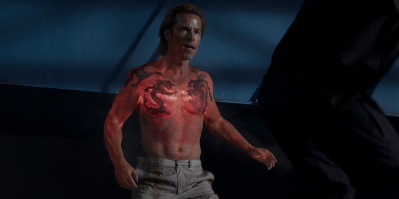 Aldrich Killian powered up in Iron Man 3