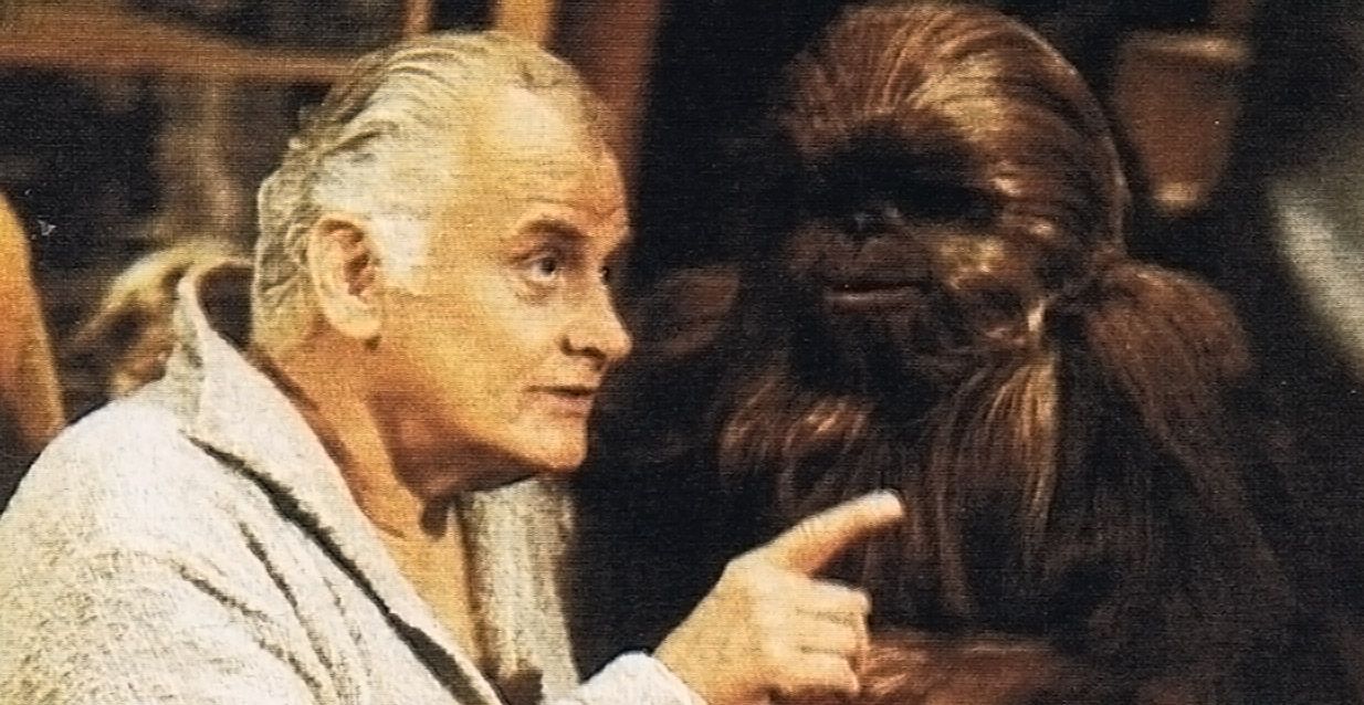 Art Carney as Saun Dann in the Star Wars Holiday Special