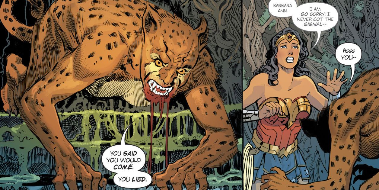 Barbara Ann Becomes Cheetah Wonder Woman Rebirth