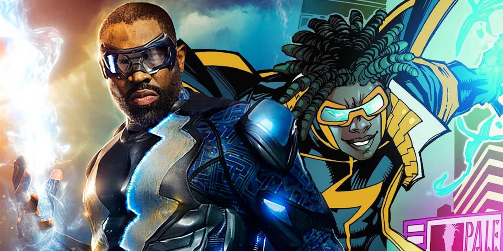 Black lightning and static shock