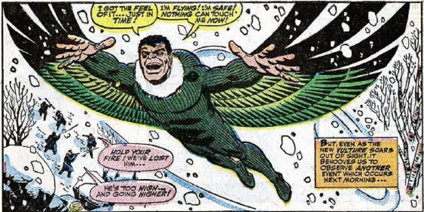 Blackie Drago as the Vulture in Marvel Comics