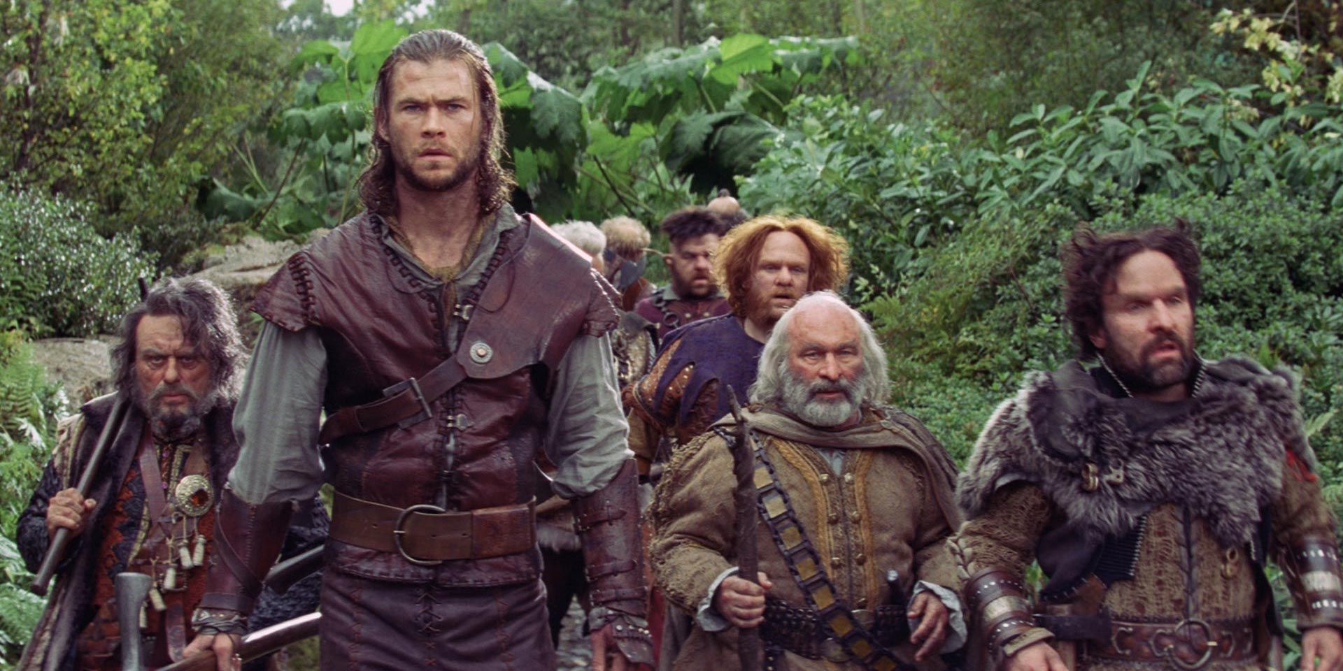The Huntsman and Dwarves Snow White 