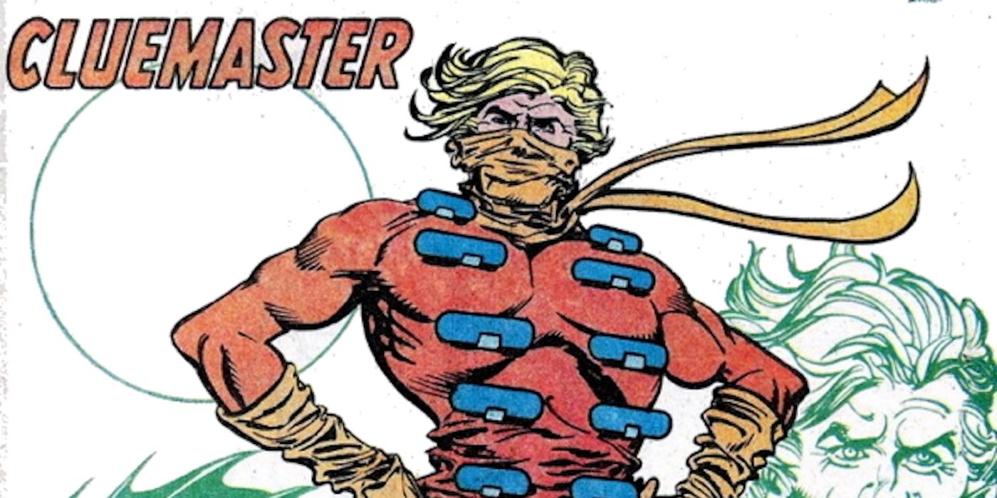 Cluemaster with his hands on his waist in DC Comics.