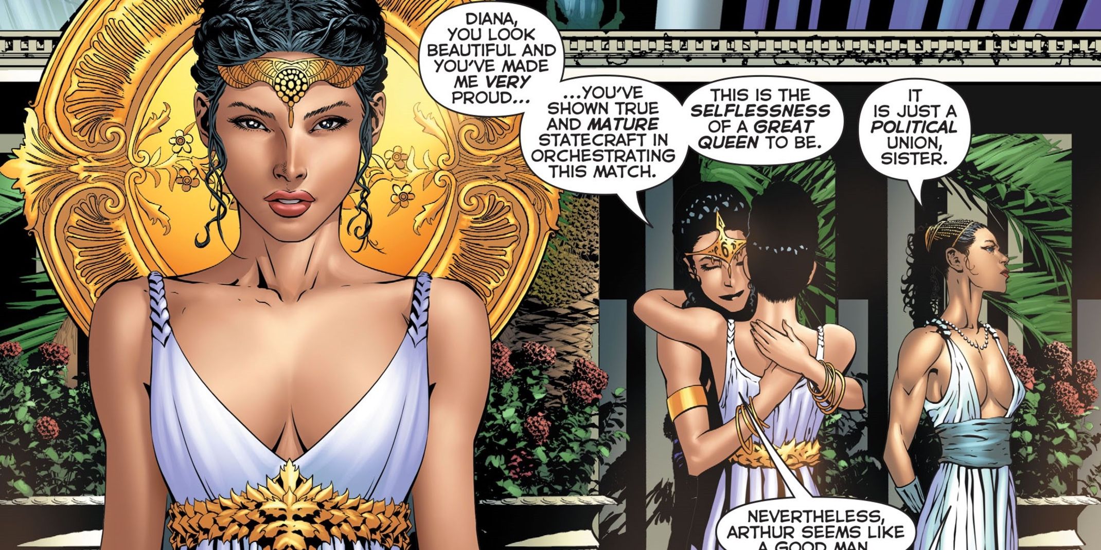 Diana Prepares to Marry Aquaman in Wonder Woman and the Furies