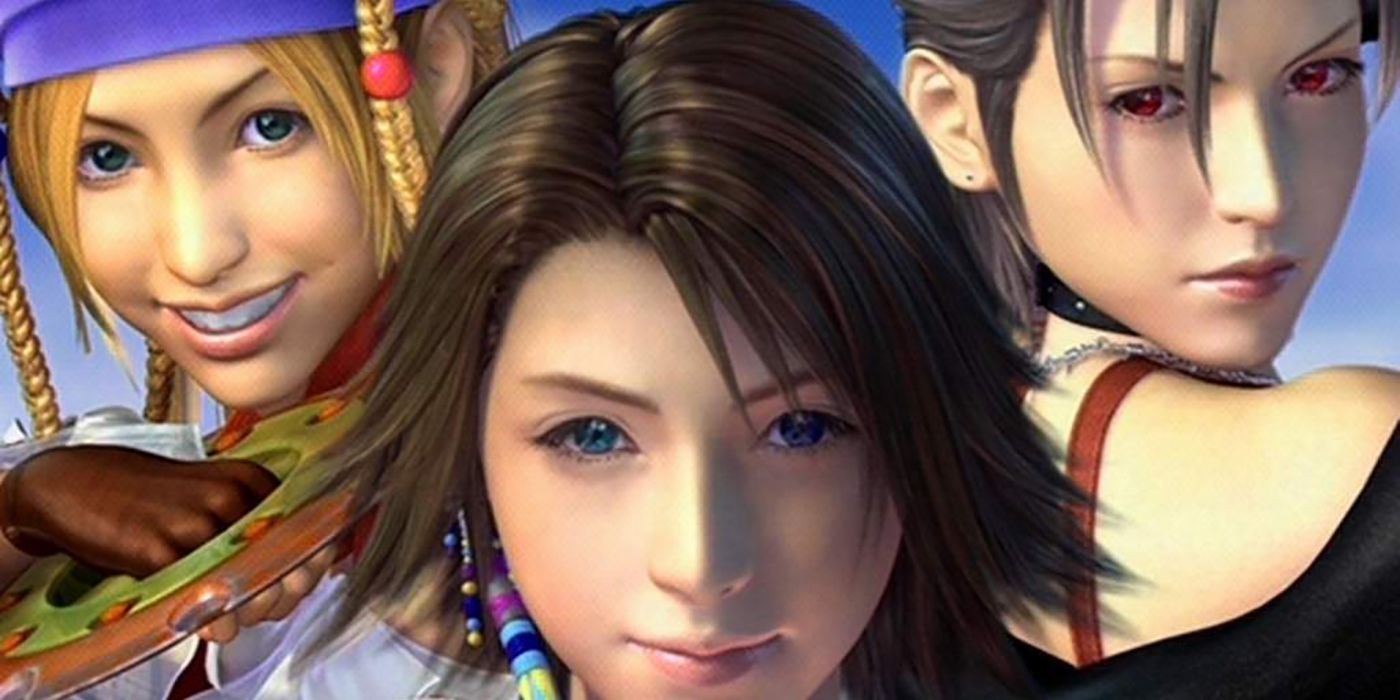 Final Fantasy X-2 main cast.