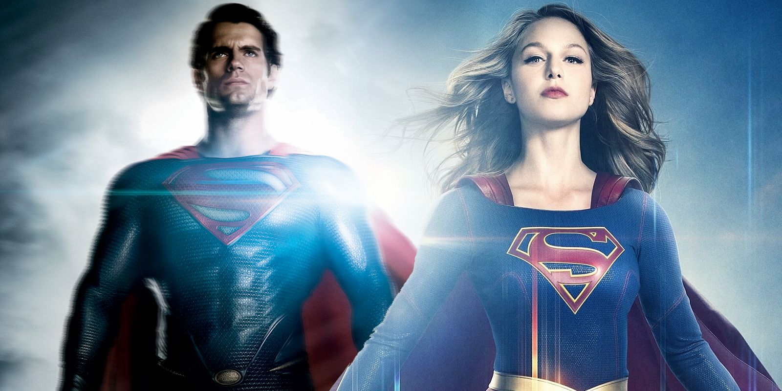 Henry Cavill and Melissa Benoist Superman Supergirl