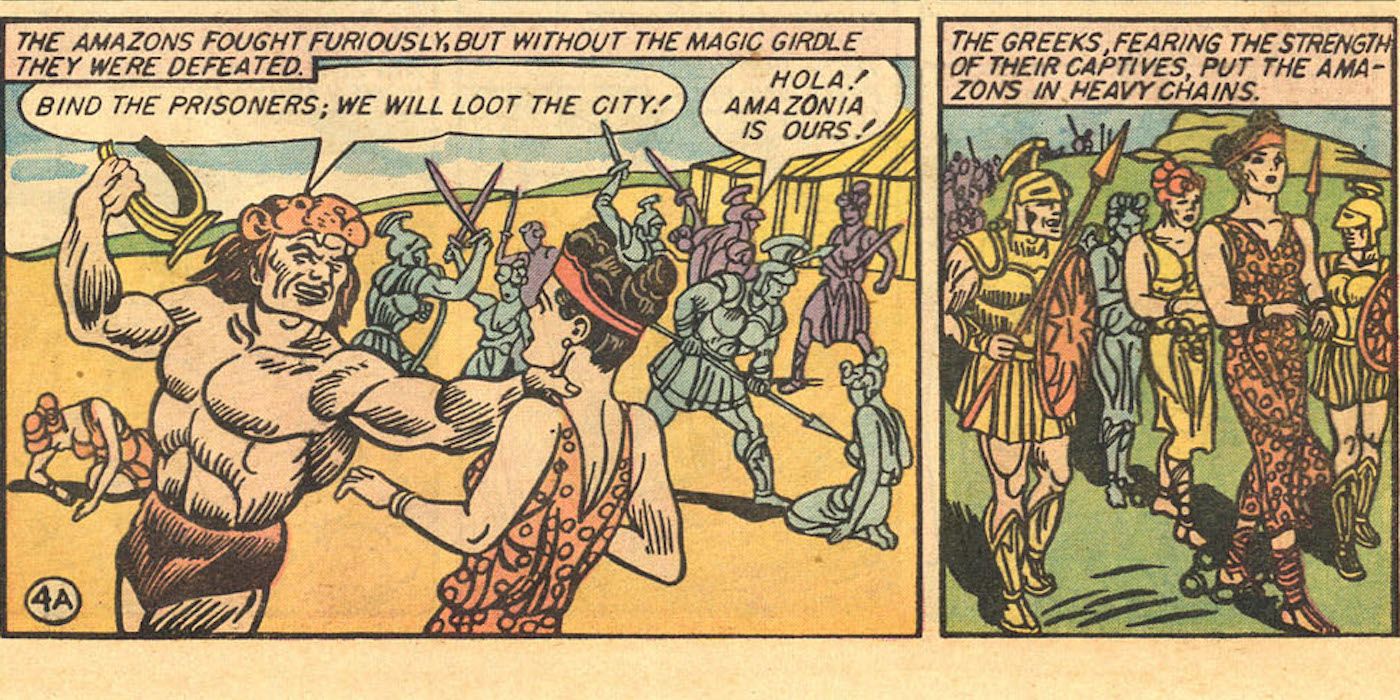 Heracles conquers the Amazons Wonder Woman