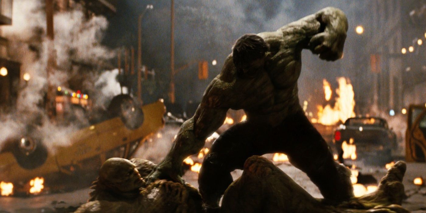 Hulk fights Abomination in The Incredible Hulk