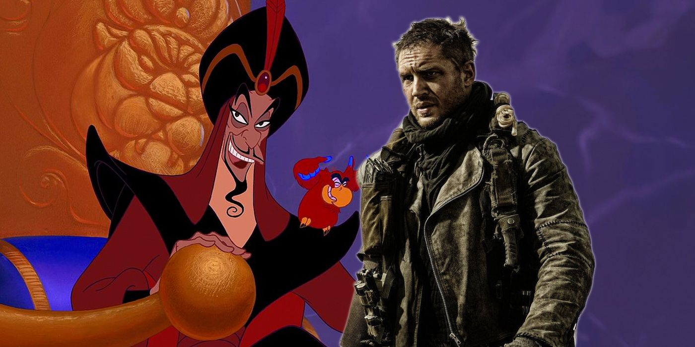 Jafar from Aladdin and Tom Hardy as Mad Max