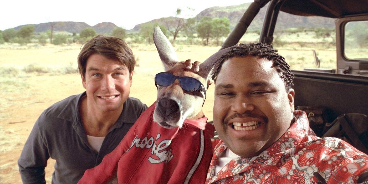 Jerry O'Connell and Anthony Anderson in Kangaroo Jack.