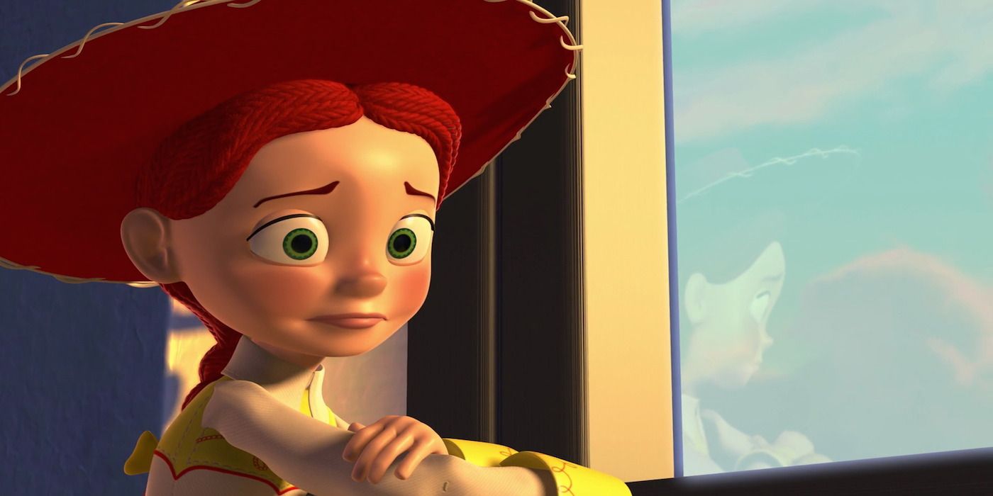 Jessie looking sad in Toy Story 2