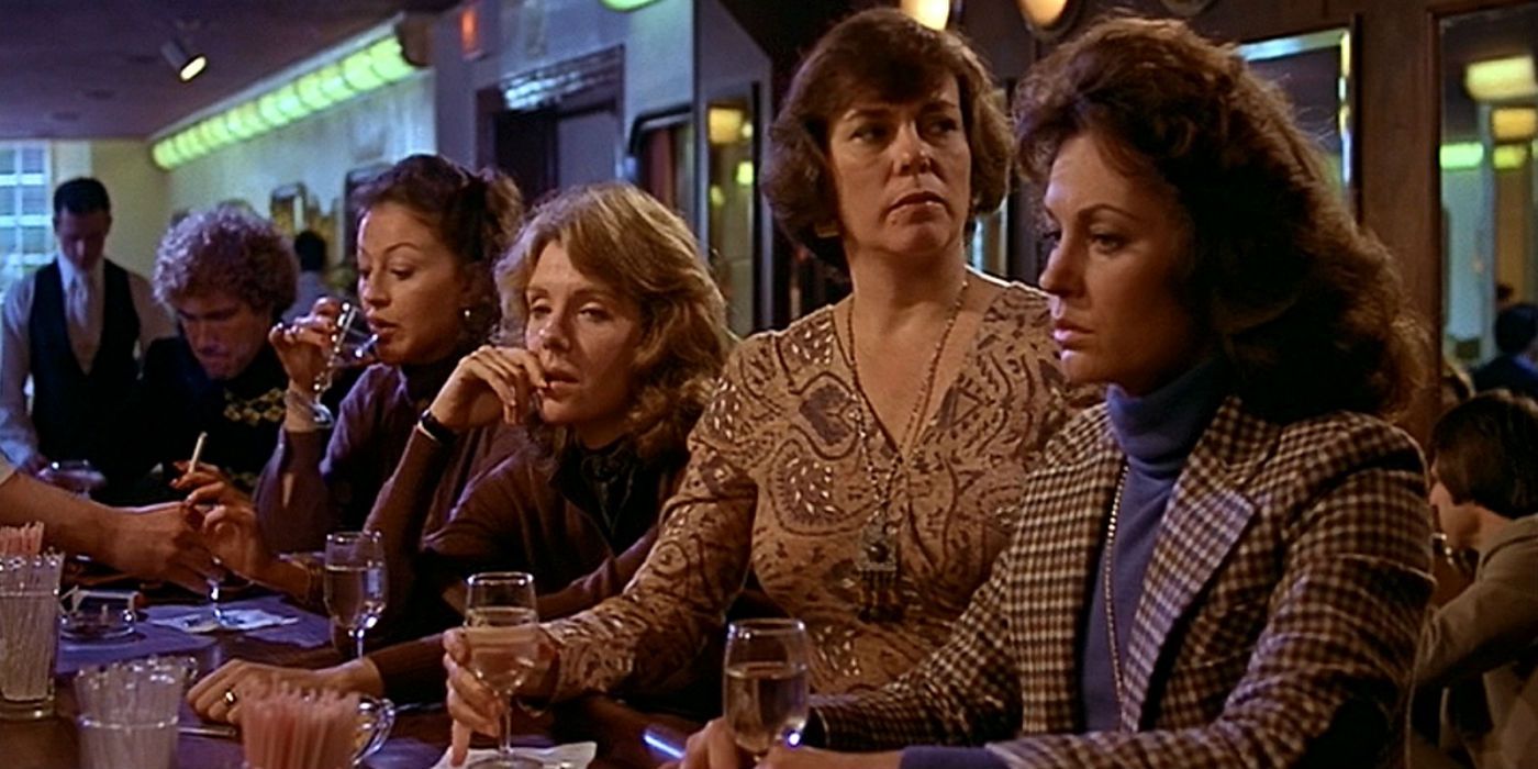 Jill Clayburgh Sits At The Bar In An Unmarried Woman