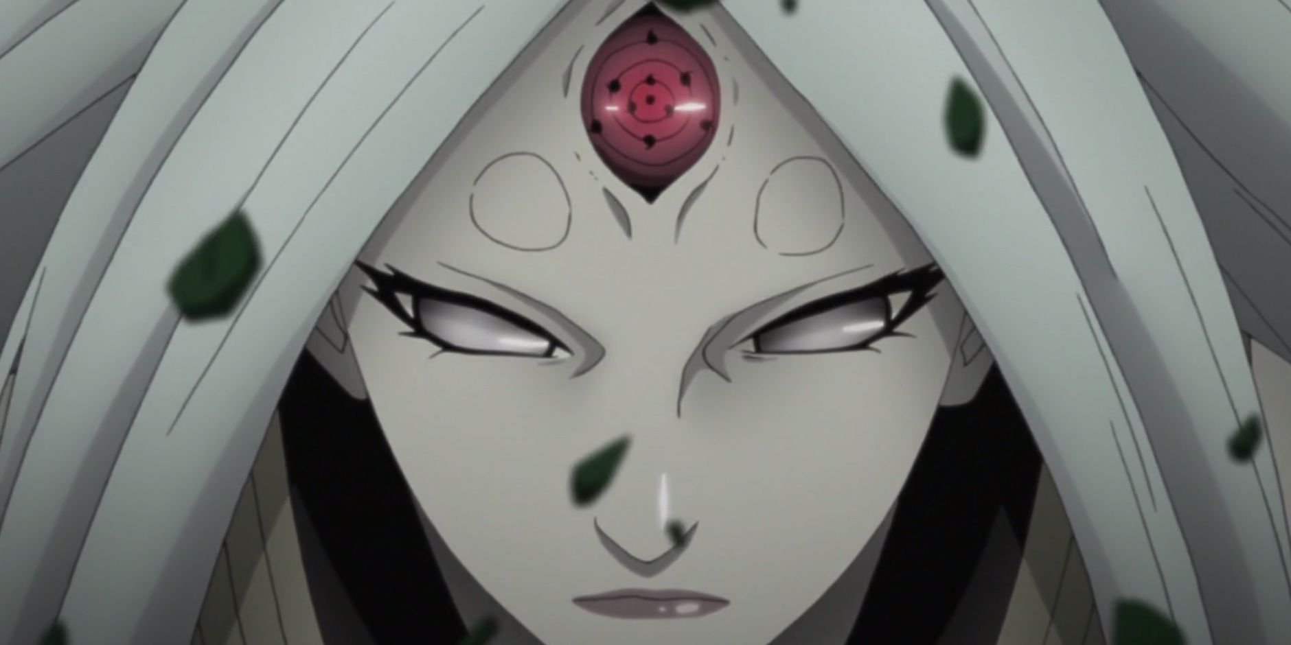 A closeup of Kaguya in Naruto