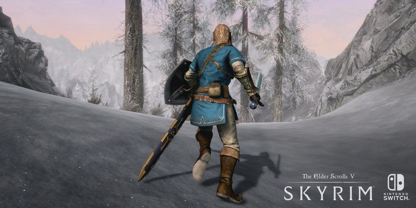 Does the switch skyrim come with dlc new arrivals