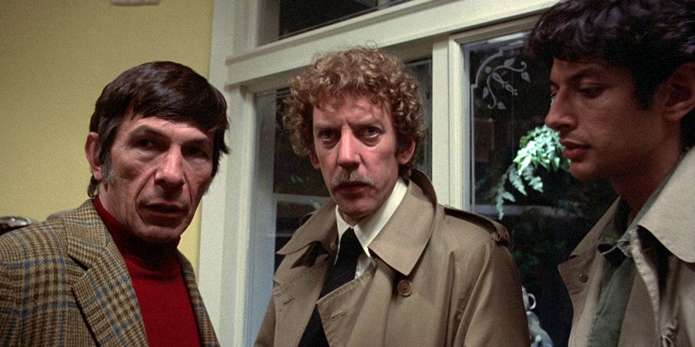 Leonard Nimoy Donald Sutherland Jeff Goldblum em Invasion of the Bodysnatchers