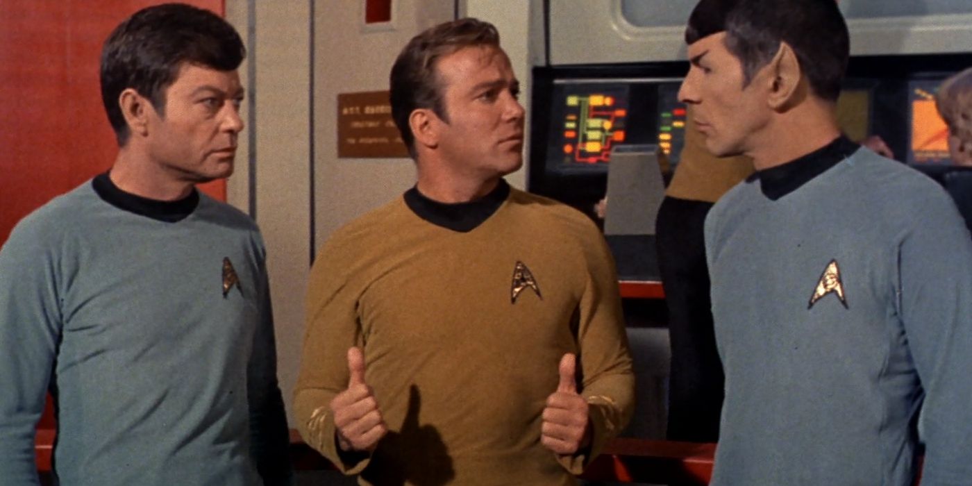 McCoy, Kirk e Spock em Star Trek