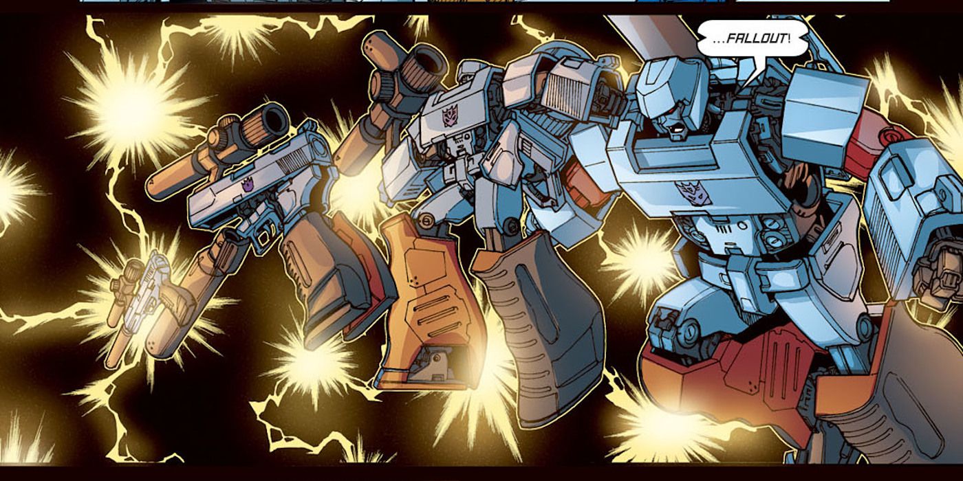 Megatron turns into gun Transformers Escalation 3