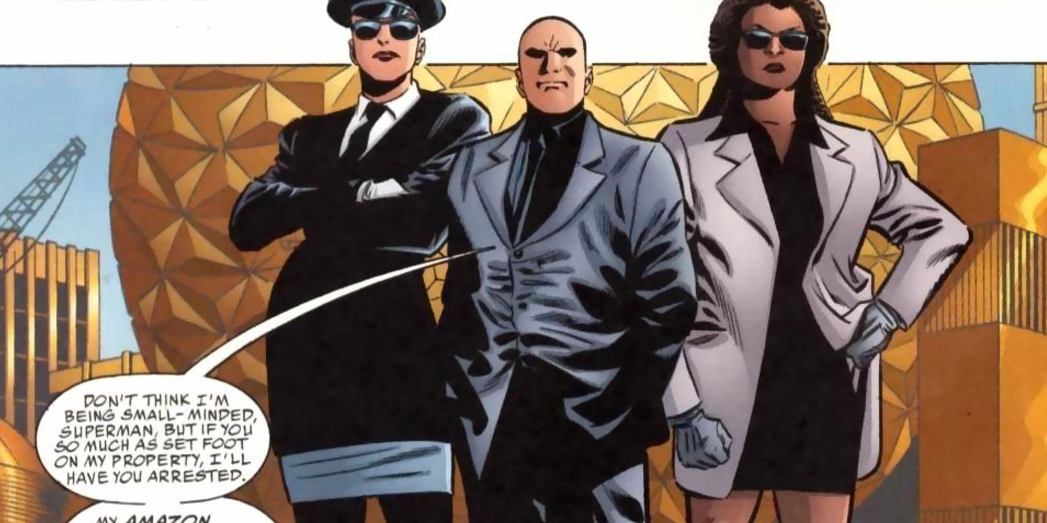 Mercy Graves and Hope Taya As Lex Luthor Bodyguards