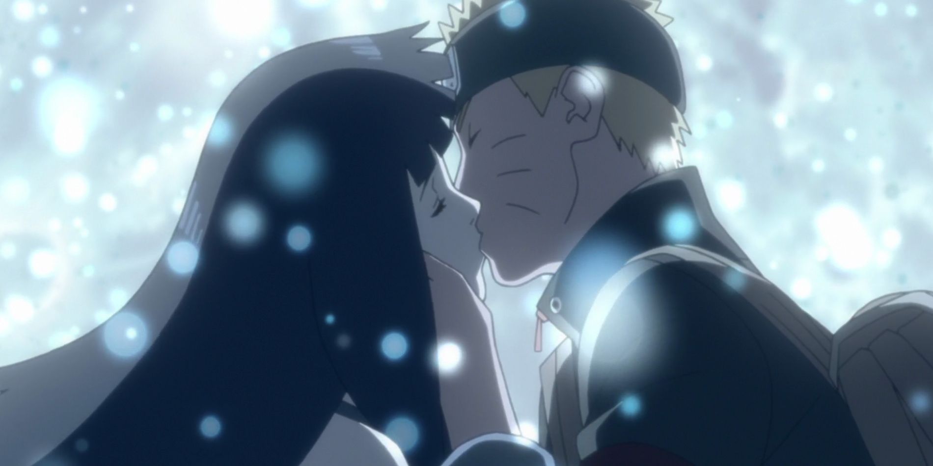 Naruto kissing Hinata in The Last Naruto The Movie