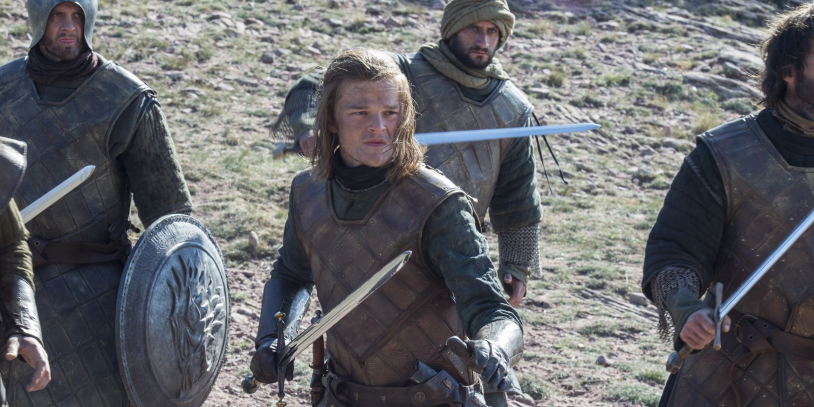 Ned Stark fighting by the Tower of Joy