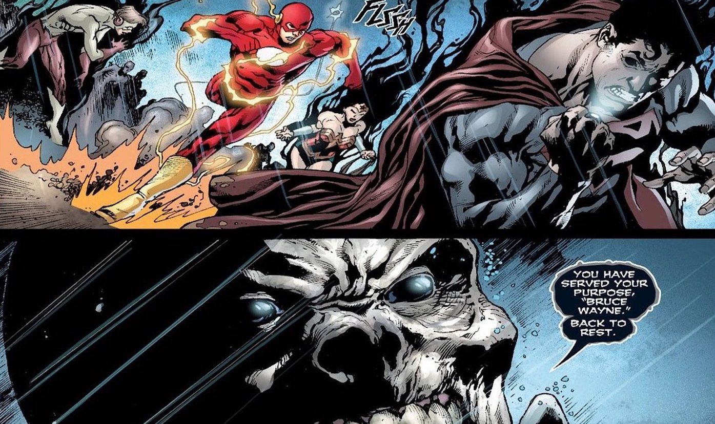 Nekron Bringing Superman to the World of the Unliving in the Blackest Night