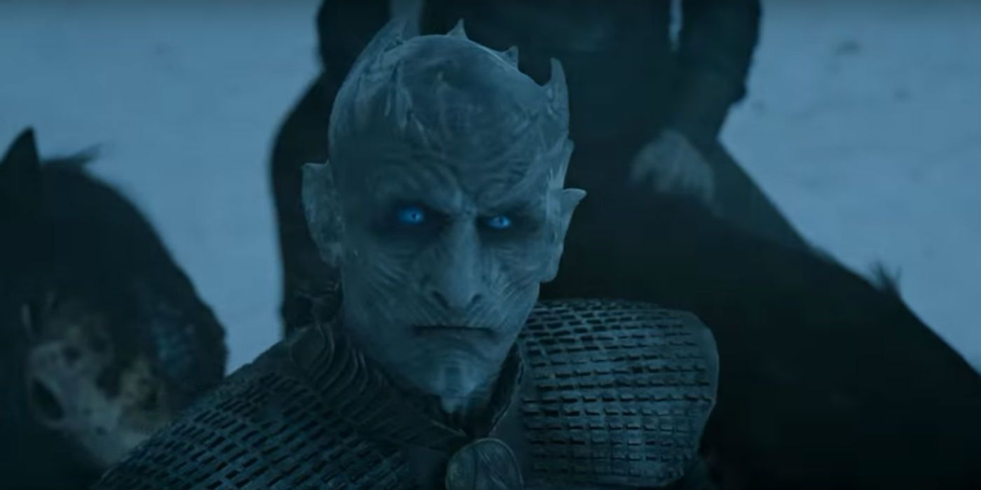 Night King looking up in Game of Thrones Season 7 Trailer
