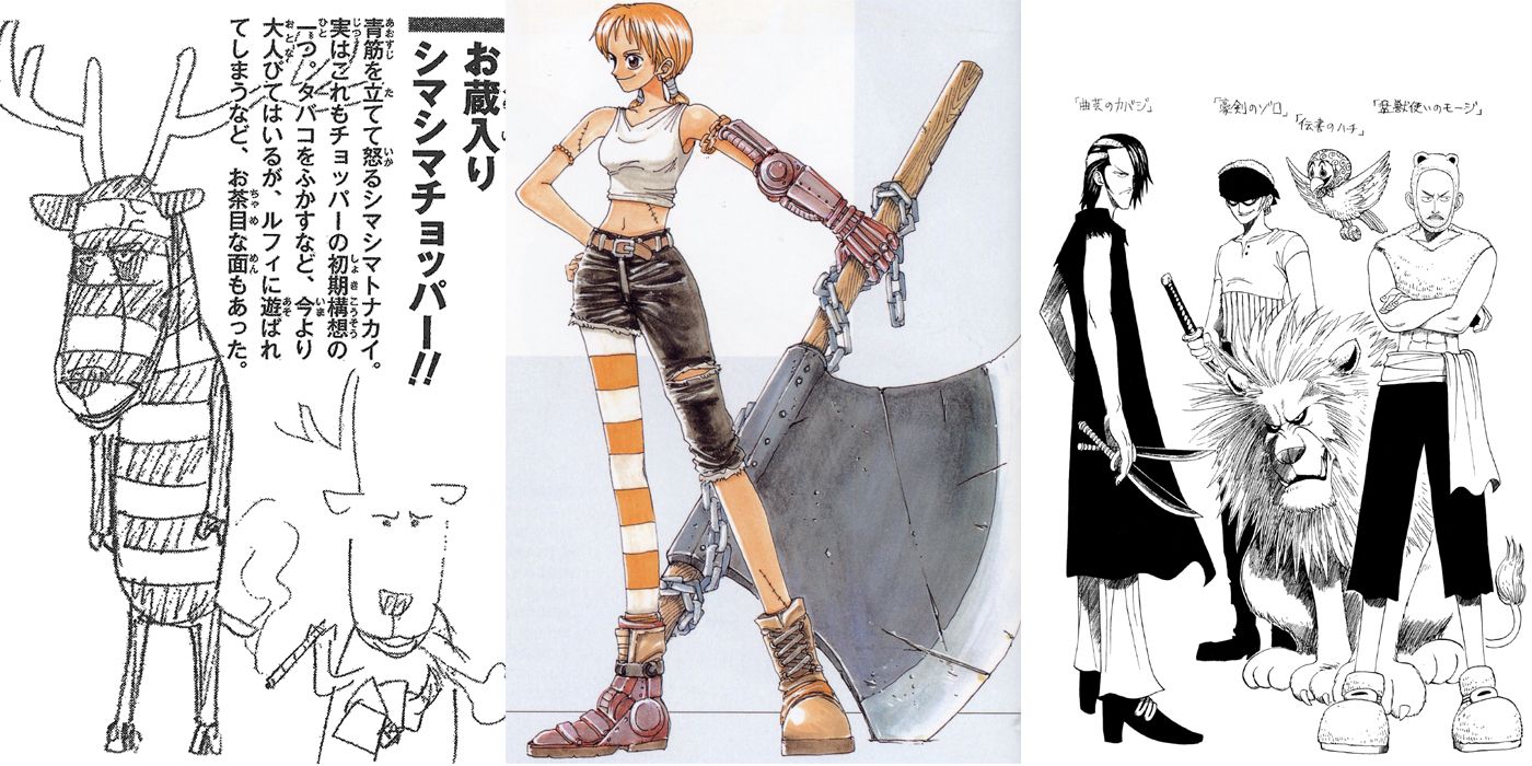 One Piece Early Concept Art