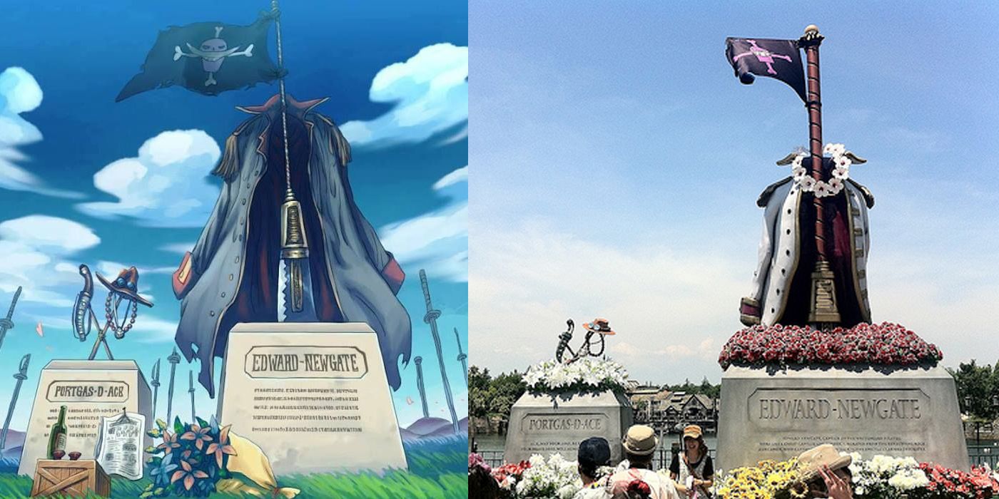 One Piece Real Graves For White Beard and Ace