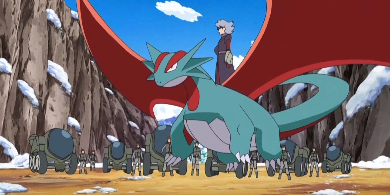 Hunter J's Salamence in the Pokémon anime.