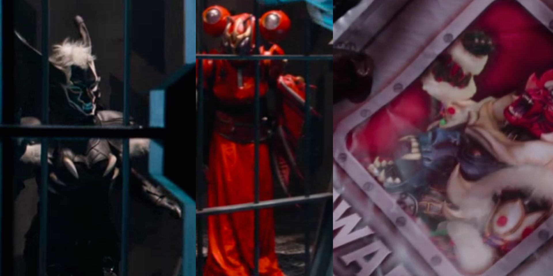 Power Rangers Dino Charge Sledges Ship With Necrolai Beevil and Monkeywi