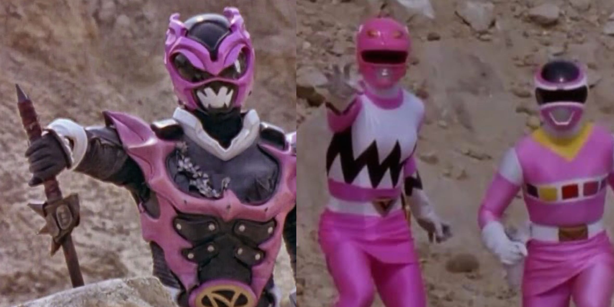 Power Rangers Lost Galaxy Power of Pink with Space Rangers and Psycho Pink