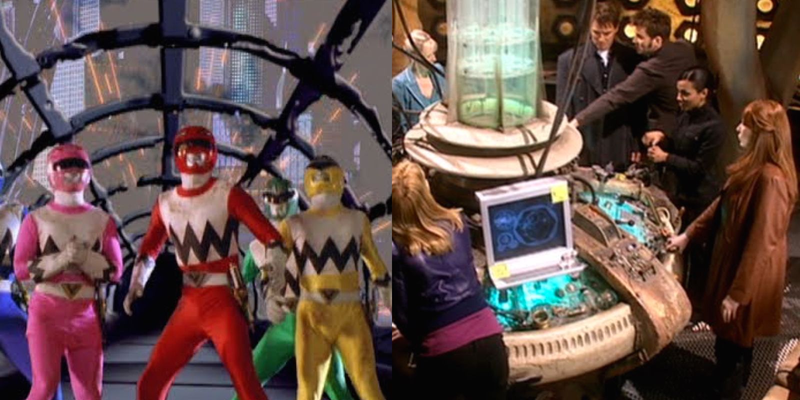 Power Rangers Lost Galaxy and Doctor Who Journeys End