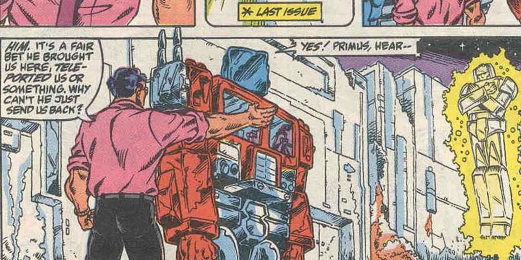 Primus Brings Transformers back to Cybertron In Marvel issue 74