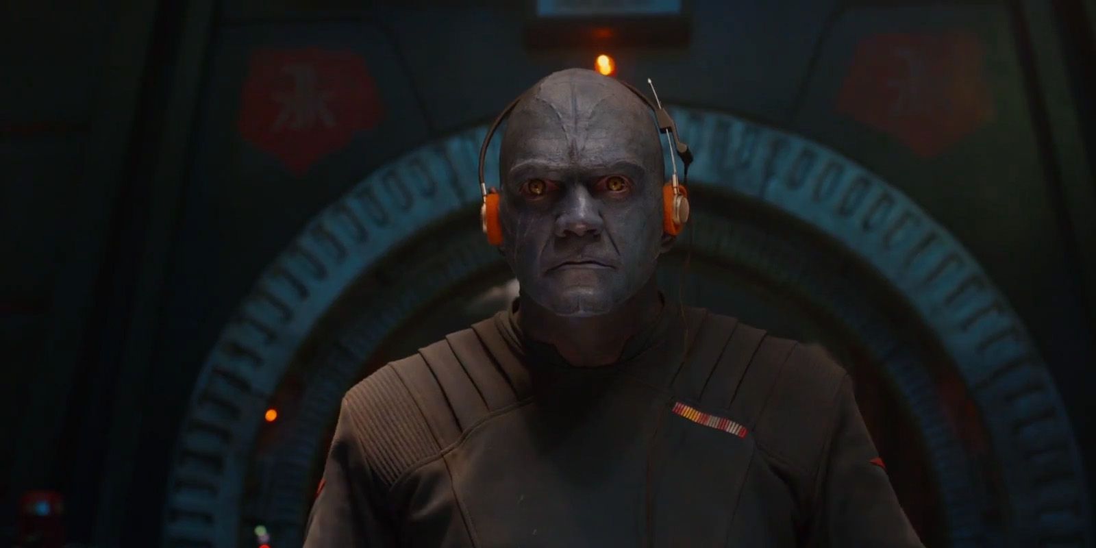A prison guard listens to Quill's Walkman in Guardians of the Galaxy